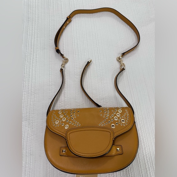 Michael Kors Brown Studded shoulder & Crosbody bag Wear it once. - Picture 12 of 15